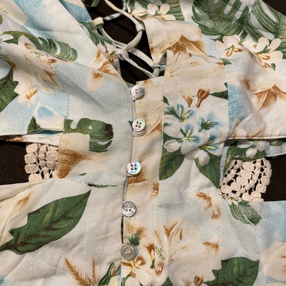 Farm Rio crochet side cut out dress - Picture 4 of 8